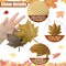 27 pieces Fall Thanksgiving Maple Leaf Hanging Ornaments Felt 3D Fall Decoration Harvest Fall Leaves Farmhouse Decorations for Tree Festival Party Supplies (Maple Leaf Style).
